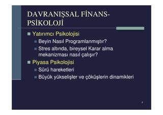 Piyasa Psikolojisi:⁣ Yatırımcıların Duygu Durumları